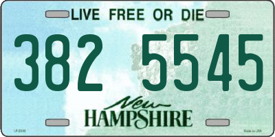 NH license plate 3825545