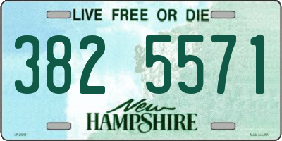 NH license plate 3825571