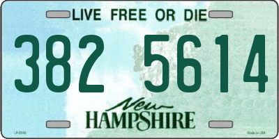 NH license plate 3825614