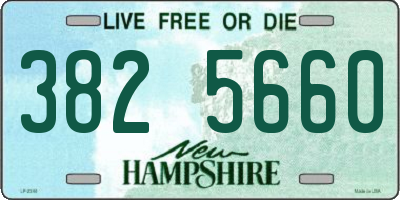NH license plate 3825660