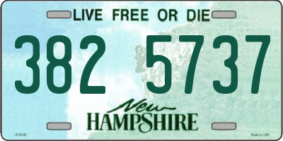 NH license plate 3825737