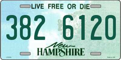 NH license plate 3826120