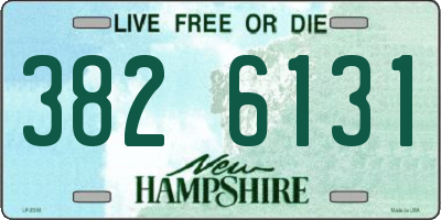 NH license plate 3826131