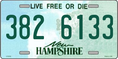 NH license plate 3826133
