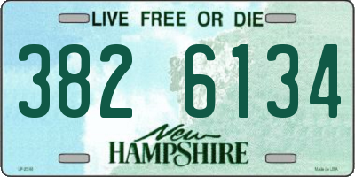 NH license plate 3826134