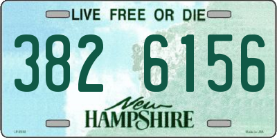 NH license plate 3826156