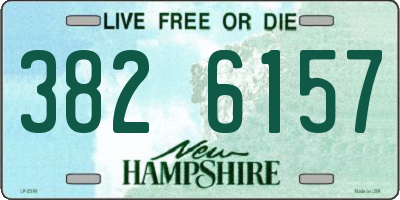 NH license plate 3826157