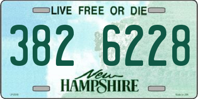 NH license plate 3826228
