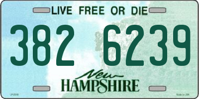 NH license plate 3826239