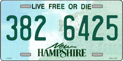 NH license plate 3826425