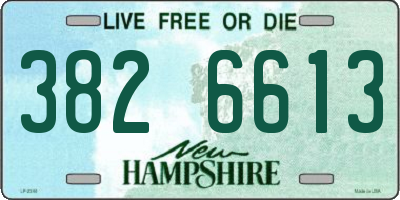 NH license plate 3826613