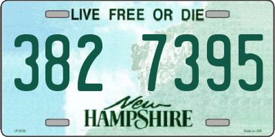 NH license plate 3827395