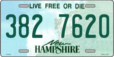 NH license plate 3827620