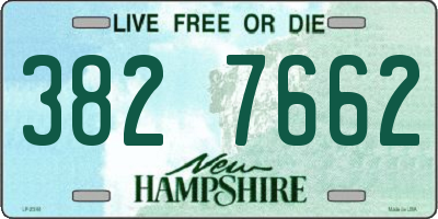 NH license plate 3827662
