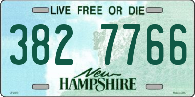 NH license plate 3827766