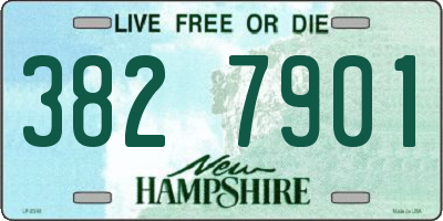 NH license plate 3827901