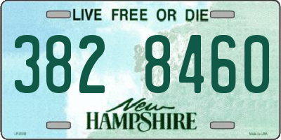 NH license plate 3828460