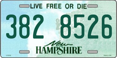 NH license plate 3828526