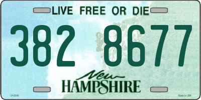 NH license plate 3828677