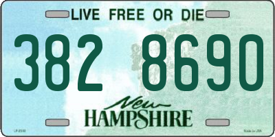 NH license plate 3828690