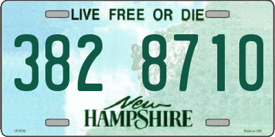 NH license plate 3828710
