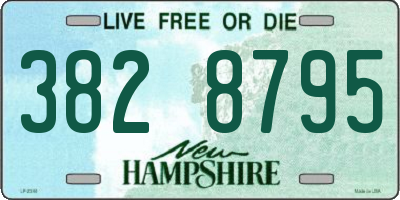 NH license plate 3828795