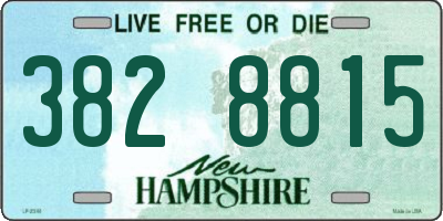 NH license plate 3828815