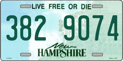 NH license plate 3829074