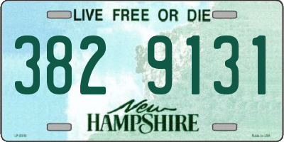 NH license plate 3829131