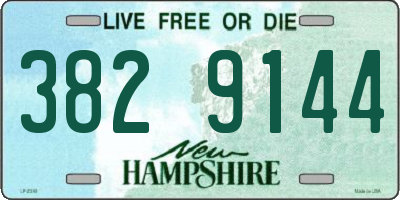 NH license plate 3829144