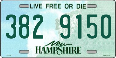 NH license plate 3829150