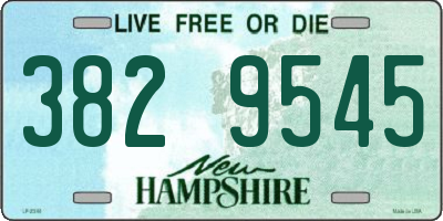 NH license plate 3829545