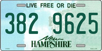 NH license plate 3829625