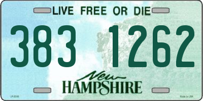 NH license plate 3831262