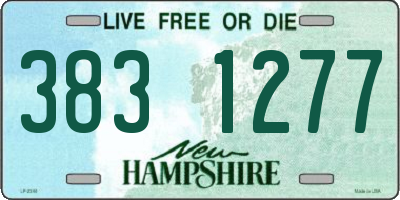 NH license plate 3831277