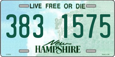 NH license plate 3831575