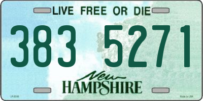 NH license plate 3835271