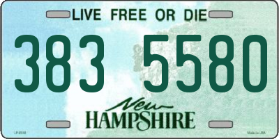 NH license plate 3835580