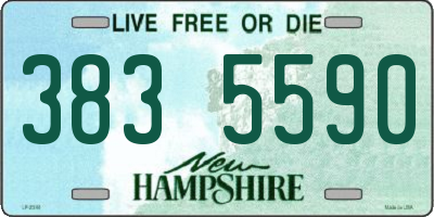 NH license plate 3835590