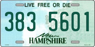 NH license plate 3835601