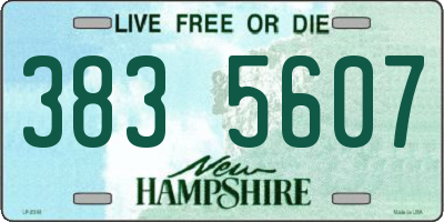 NH license plate 3835607