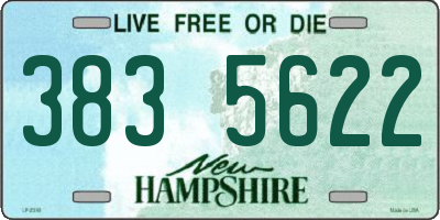 NH license plate 3835622