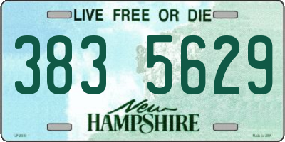 NH license plate 3835629