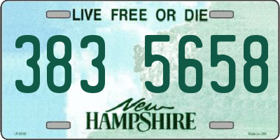 NH license plate 3835658
