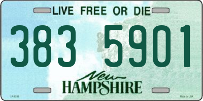 NH license plate 3835901