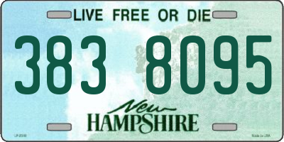 NH license plate 3838095