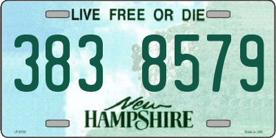 NH license plate 3838579