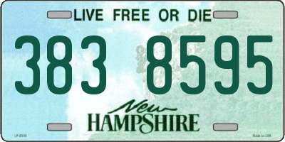 NH license plate 3838595