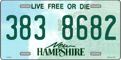 NH license plate 3838682