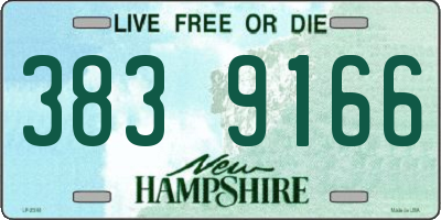 NH license plate 3839166